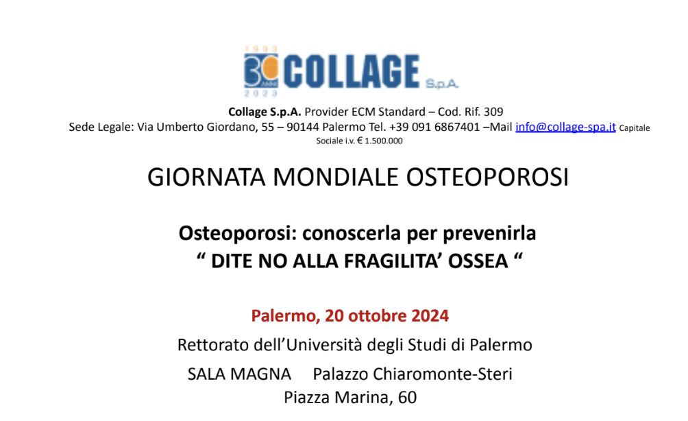 Osteoporosi: conoscerla per prevenirla. Dite no alla fragilità ossea